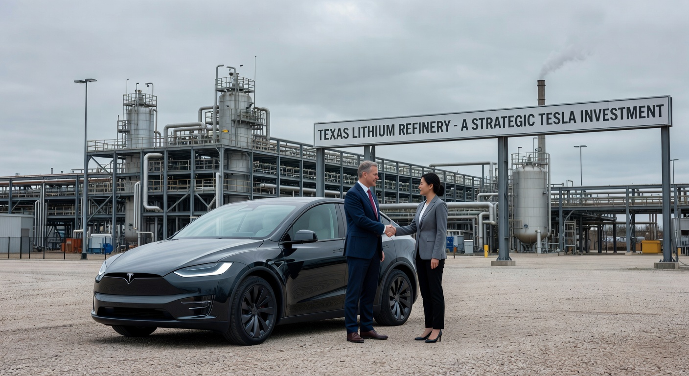 Tesla investerar i världens största litiumraffinaderi i Texas